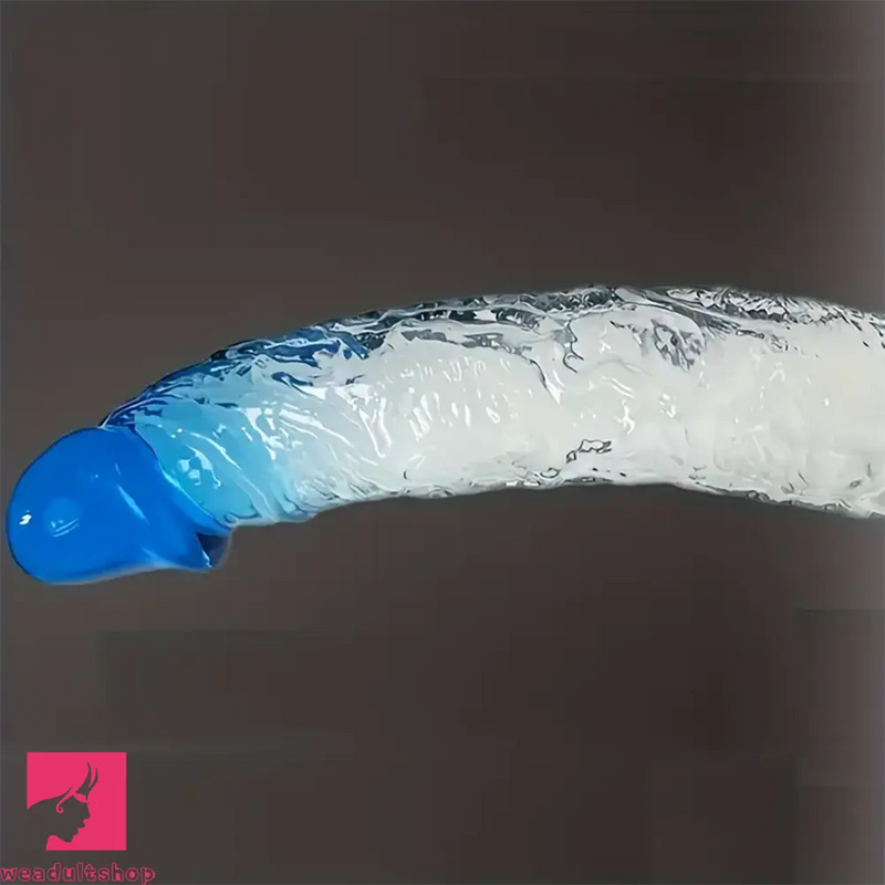 6.38in Gradient Clear Male Dildo For Stimulation Massager Sex Love