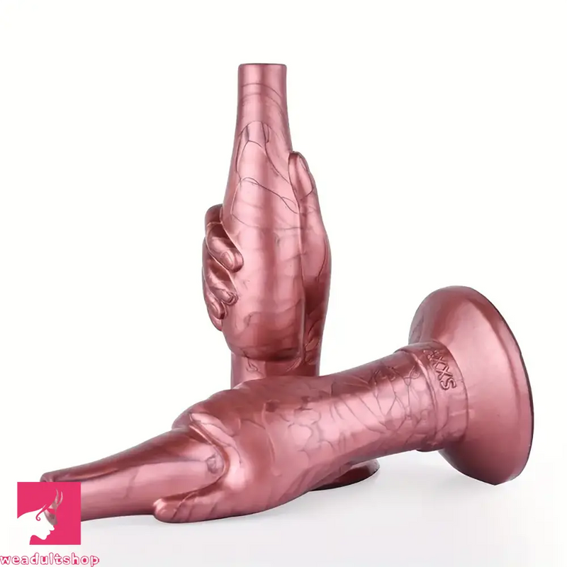 5.91in 6.1in Fantasy Liquid Silicone Soft Fist Hands Dildo For Anal