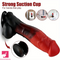 9in Realistic Silicone Soft Wide Big Dildo Sex Toy For Vagina Anal Clit