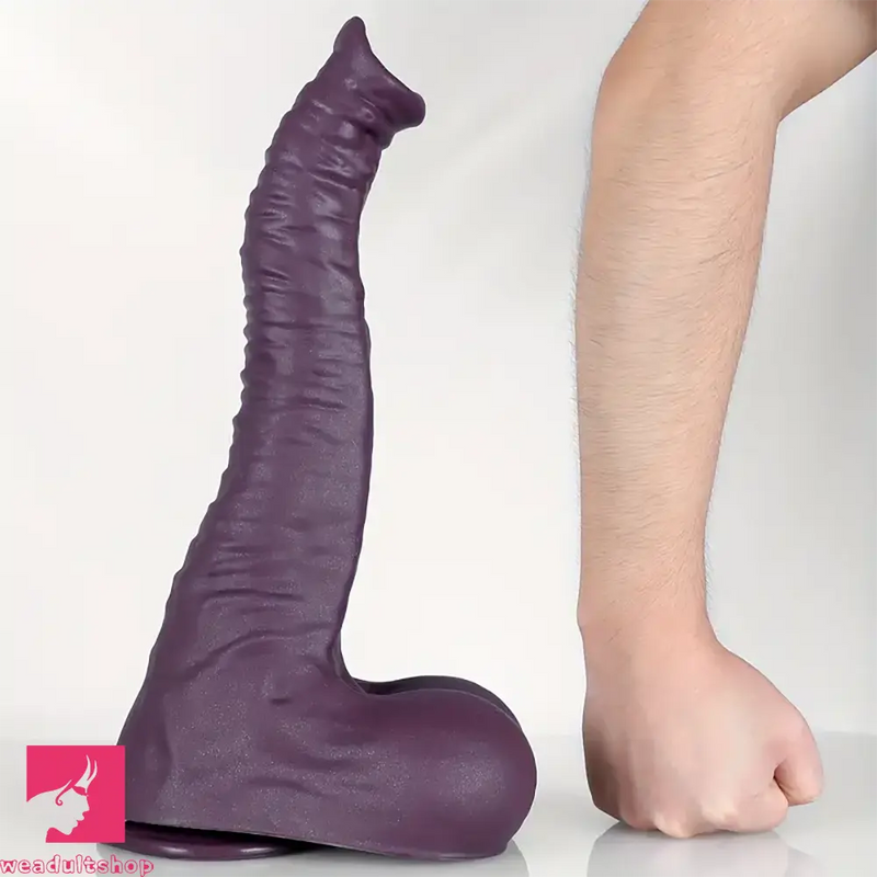 7.28in 9.25in 11.22in Elephant Trunk Silicone Soft Large Animal Dildo