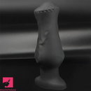 4.52in 5.7in 6.88in Small Black Soft Silicone Animal Horse Dildo For Love