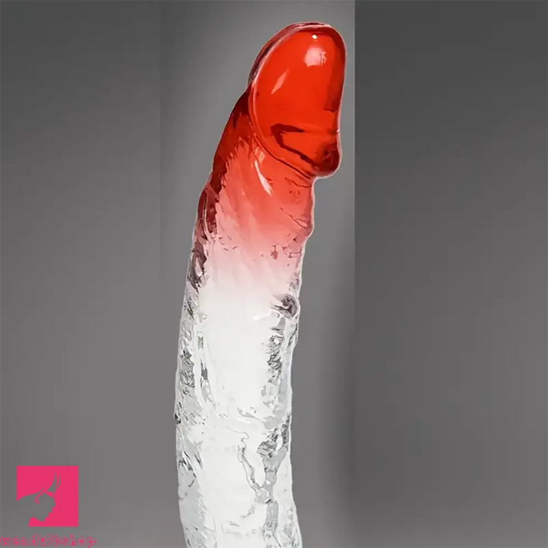 6.38in Gradient Clear Male Dildo For Stimulation Massager Sex Love