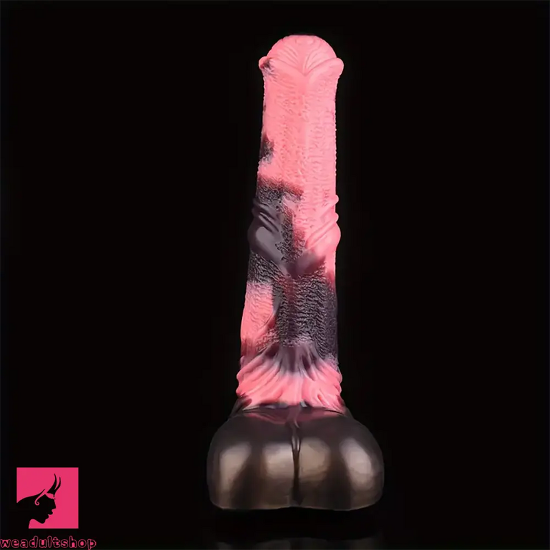 9.8in Fantasy Silicone Big Soft Horse Penis Animal Dildo Adult Toy