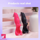 5.31in Vibrating Finger Small Silicone Dildo For G-spot Clitoral Sex