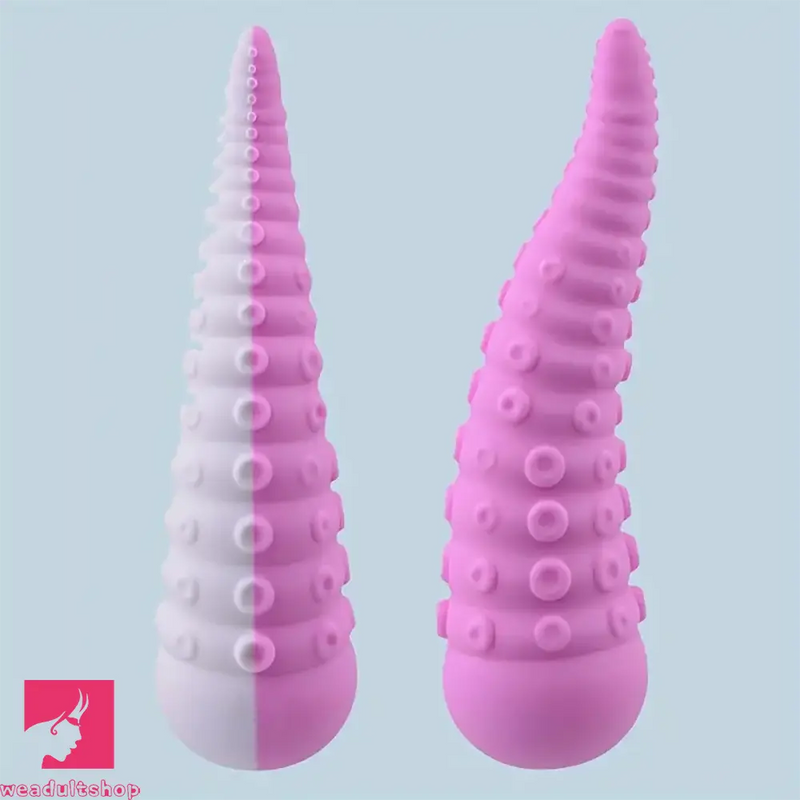 5.51in Portable Small Octopus Tentacle Soft Silicone G-Spot Dildo