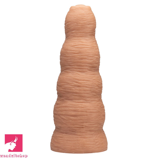 12.79in Huge Foreskin Anal G Spot Lifelike Wide Silicone Uncut Dildo