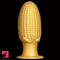 5.9in 6.7in 8.07in Silicone Corn Anal Plug Golden Fat Thick Real Dildo