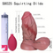 6.5in Realistic Injured Cock Thick Liquid Silicone Squirting Dildo