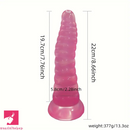 8.66in Pink PVC Monster Big Fantasy Odd Dildo For Women Orgasm