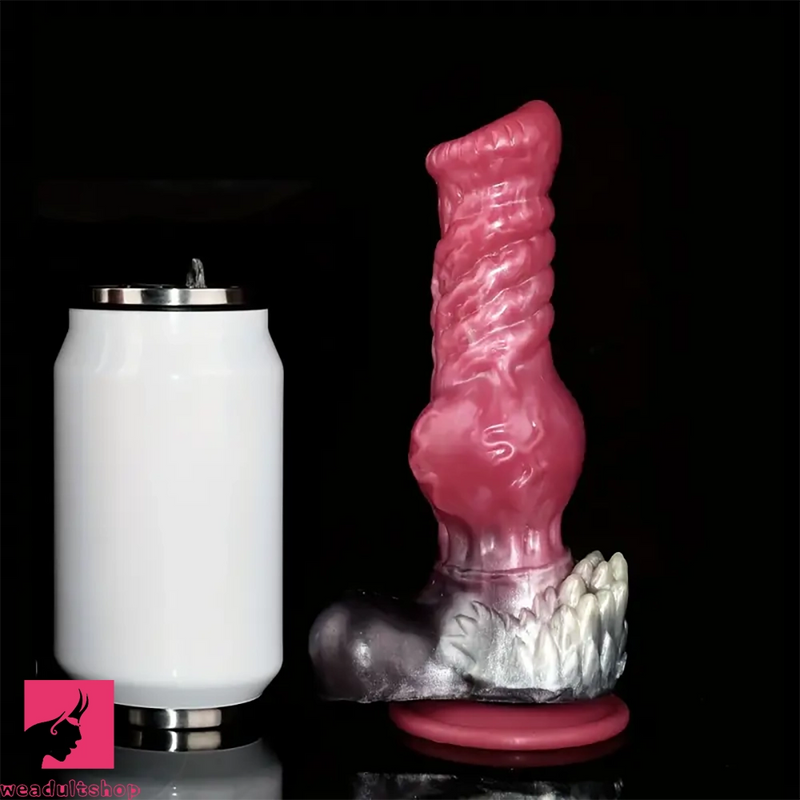 8.26in 10.43in Dog Knot Big Silicone Soft Cock Dildo For Women