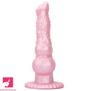 8.62in Realistic Big Dog Cock Knot Design Silicone Soft Dildo