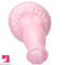 8.77in Soft Silicone Dog Knot Odd Design For Women Cock Dildo