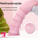 7.87in Ergonomic Silicone Fantasy Mushroom Head Threaded Dildo