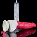 9.06in Realistic Squirting Big Silicone Dick Spiked Lifelike Soft Dildo