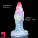 8.98in Dragon Octopus Tentacle Liquid Silicone Soft Big Wide Dildo