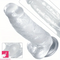 8.07in Realistic PVC Lifelike Penis Big Love Dildo With Suction Cup