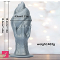 7.44in Silicone Winged Hand Fantasy Soft Prostate Odd Cock Dildo