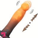 7.3in Thrusting Heating Vibrating Dildo For Clitoral Anal Sex Orgasm