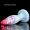 8.98in Dragon Octopus Tentacle Liquid Silicone Soft Big Wide Dildo