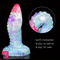 8.98in Dragon Octopus Tentacle Liquid Silicone Soft Big Wide Dildo