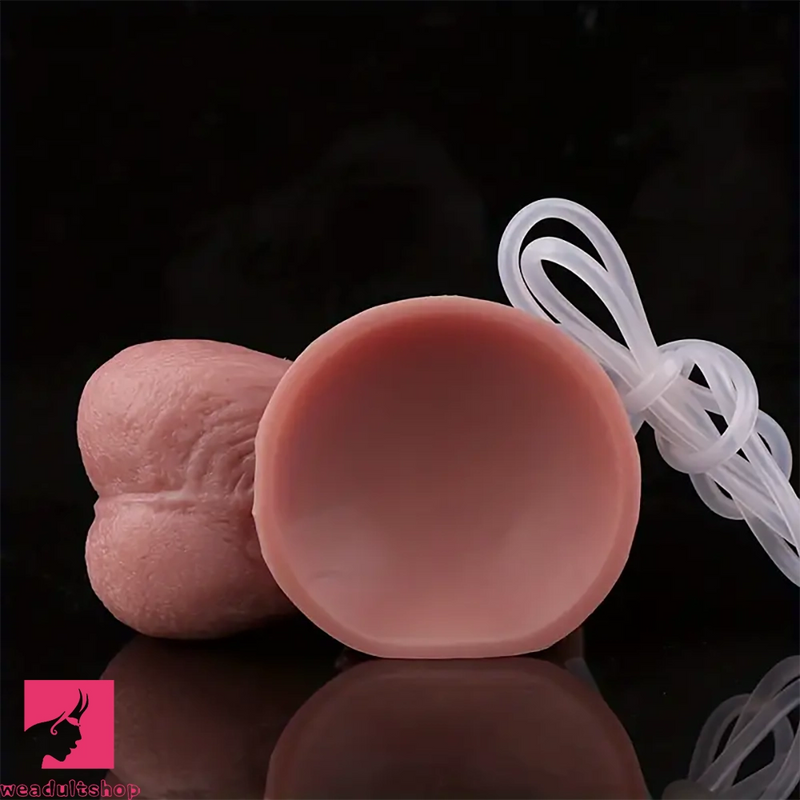 6.5in Realistic Injured Cock Thick Liquid Silicone Squirting Dildo