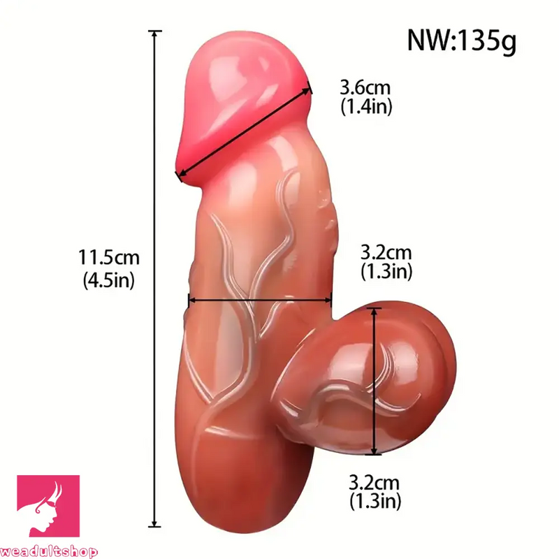 Multiple Sizes Realistic Soft Silicone Real Feeling Dildo For Anal Sex