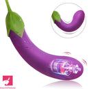 7.72in Eggplant G Spot Vibrator 7 Vibrating Modes Automatic Real Dildo