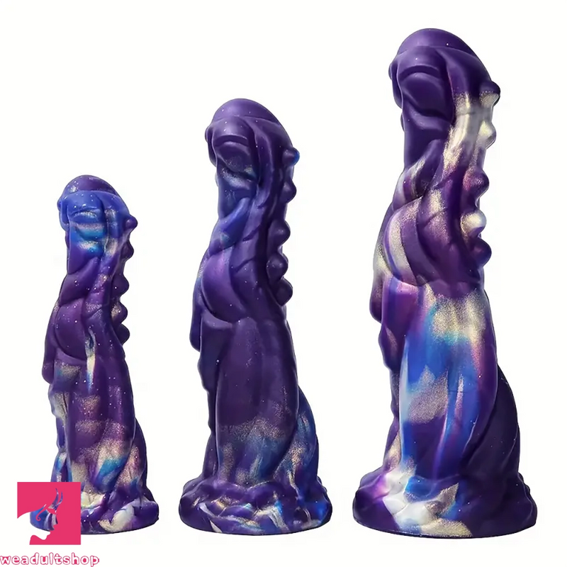 6.03in 7.5in 8.67in Ass Stuffed Monster Fantasy Silicone Penis Dildo