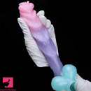 5.51in 7.4in Realistic Silicone G-Spot Monster Cock Odd Dildo With Balls