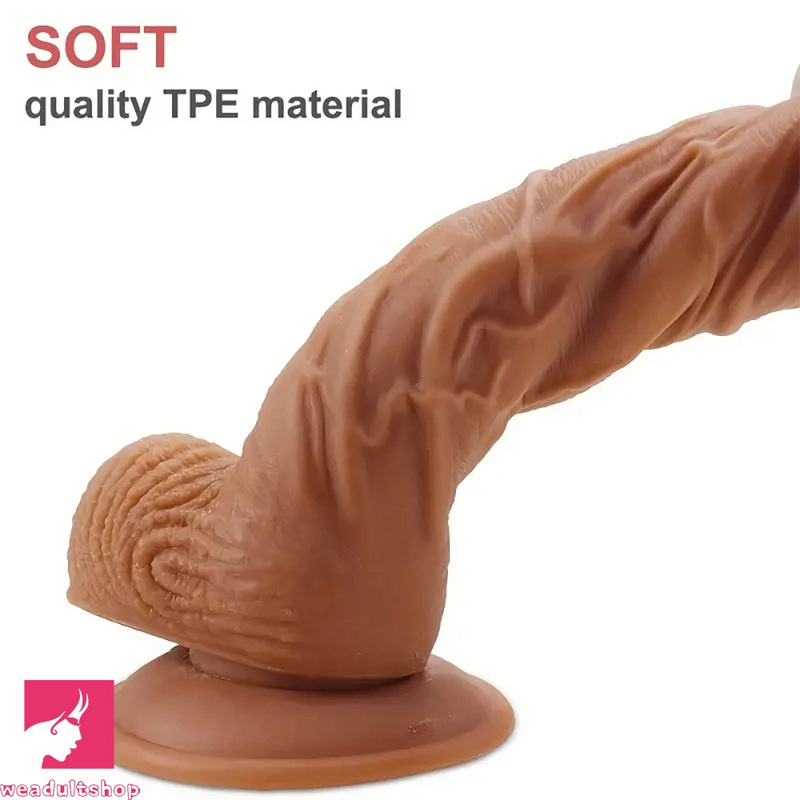 7.48in 8.27in Soft Silicone Lifelike Dildo For Female Sex Masturbation