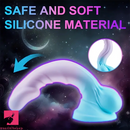 7.9in Silicone Soft Female Prostate Dildo Massage Adult Female Toy