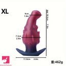 4.41in 5.31in 6.22in 7.3in Dragon Monster Silicone Small Butt Plug Dildo