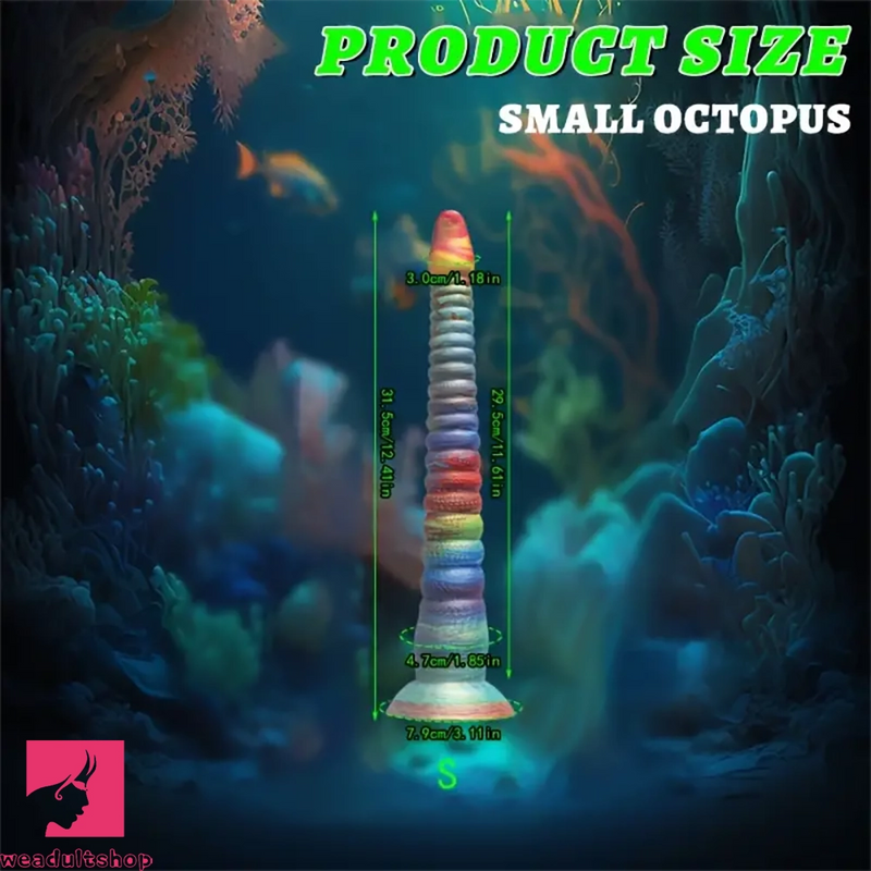 12.41in 16.81in Octopus Silicone Long Soft Liquid Soft Penis Big Dildo