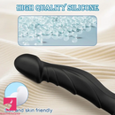 7.36in Vibrating Silicone Soft Automatic Electric Female Adult Dildo