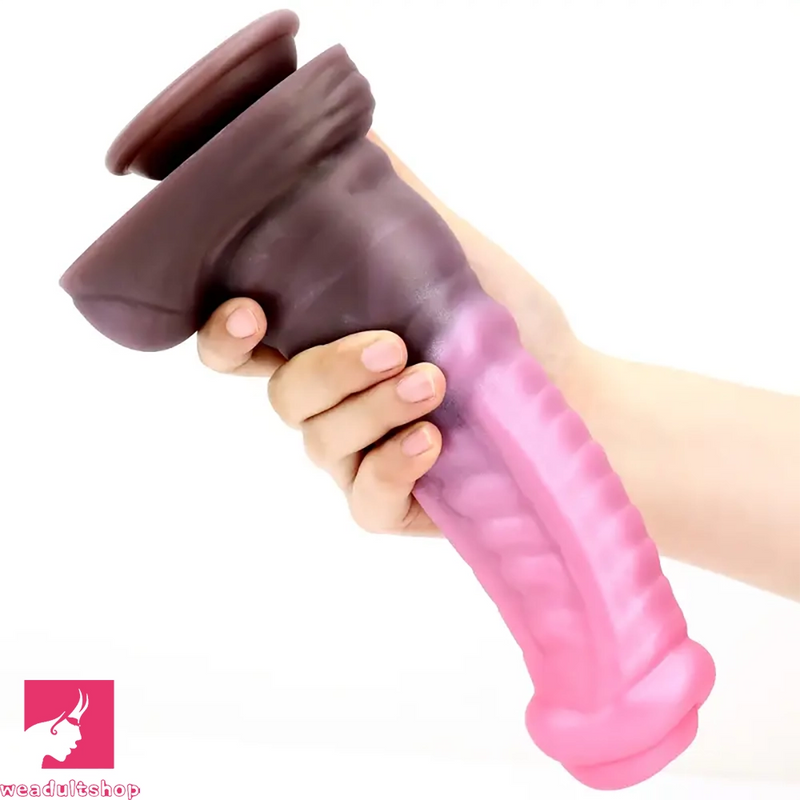 9.84in Horse Cock Silicone Soft Dildo Animal Penis Prostate Sex Cock