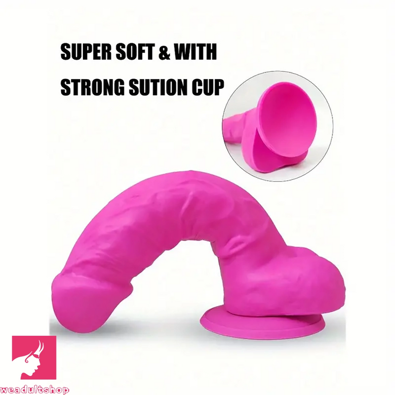 7.3in Silicone Soft Real Lifelike Dildo For G Spot Prostate Adult Toy