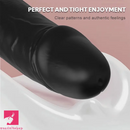 8.66in Black Big Vibrating Dildo Automatic Electric Adult Love Toy