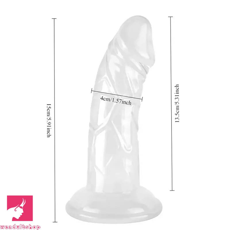 5.91in Realistic PVC Suction Cup Female Dildo For Intense Orgasm