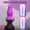 9.05in Double Egg Monster Knot Silicone Soft Fantasy Female Dildo