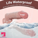 8.27in Realistic Double-Headed Liquid Silicone Dildo With Real Veins