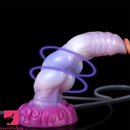 9.06in Wolf Knot Ejaculating Soft Silicone Big Dildo For Vaginal Love