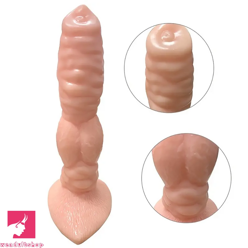 8.07in Realistic Animal Dog Knot PVC Fantasy Dildo For Women Sex