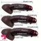 5.9in 6.3in 6.7in Realistic Silicone Ebony Vaginal Dildo For Women Sex