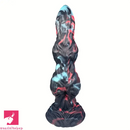 9.44in Liquid Silicone Soft Monster Dog Knot Big Self-Using Dildo