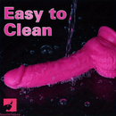 7.28in Feels Like Skin Body-Safe Realistic Dildo For Hands-Free Sex