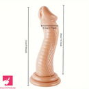 9.06in Cobra Shaped Snake Animal PVC Big Scale Fantasy Dildo