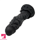 9.06in Alien Silicone Soft Big Black Dildo For G-Spot Sex Stimulation