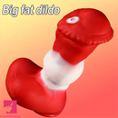 6.9in 7.9in 8.7in Silicone Soft Horse Knot Fantasy Animal Penis Dildo