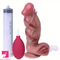 7.69in Squirting Soft Silicone Ejaculation Dildo For Vaginal Masturbation