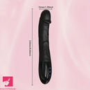 8.66in Black Big Vibrating Dildo Automatic Electric Adult Love Toy